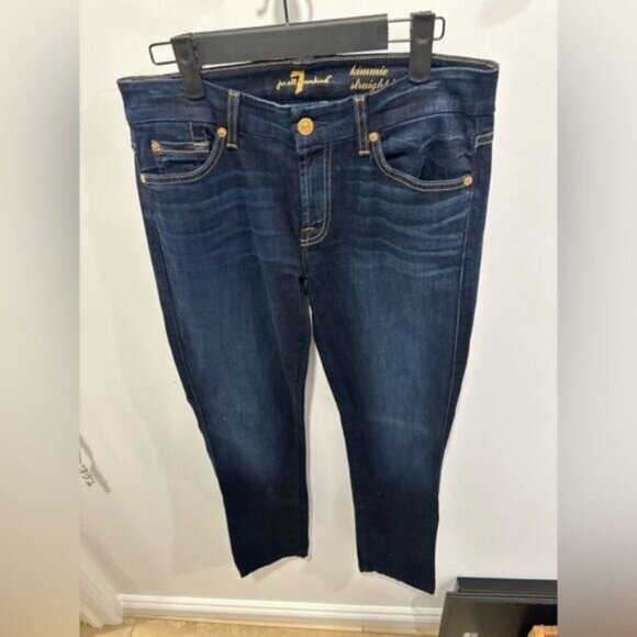 NWOT- 7 FOR ALL MANKIND KIMMIE STRAIGHT LEG JEANS - Picture 5 of 7